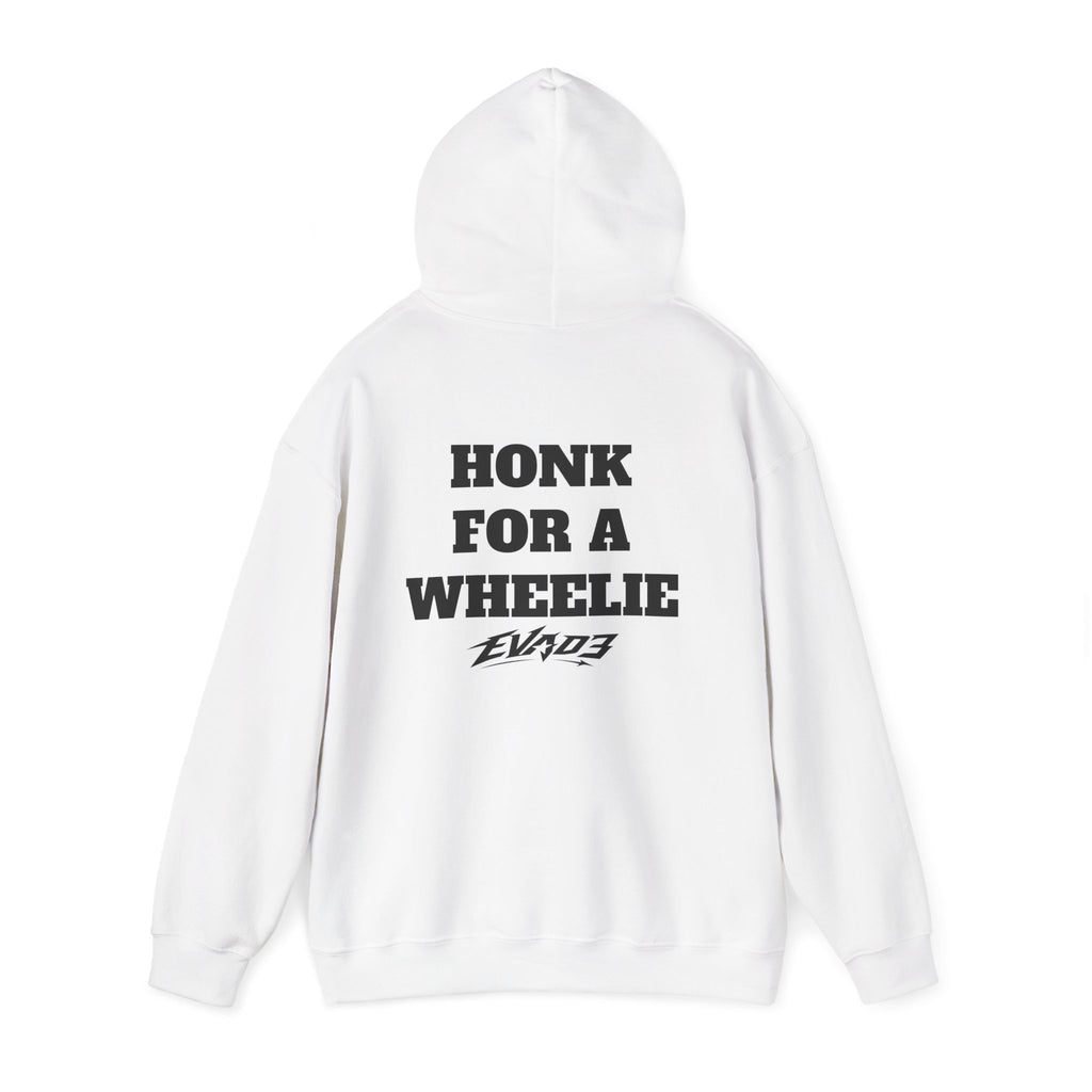 Honk for a wheelie hoodie